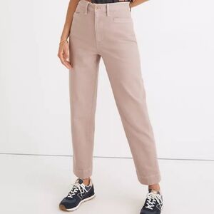 Madewell Women's Mauve Straight Leg Jeans